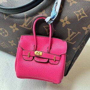 BRAND NEW Viral Mini Handbag Purse Bag Charm - Hot Pink